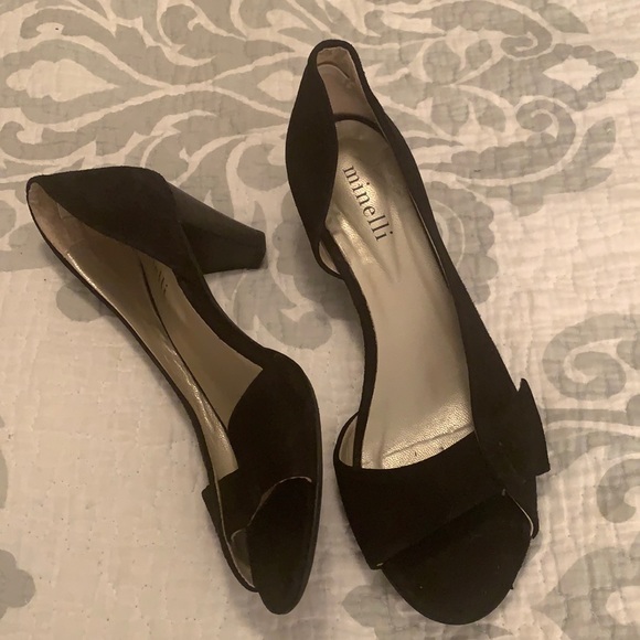 Minelli Suede Dressy Shoes - Picture 2 of 16